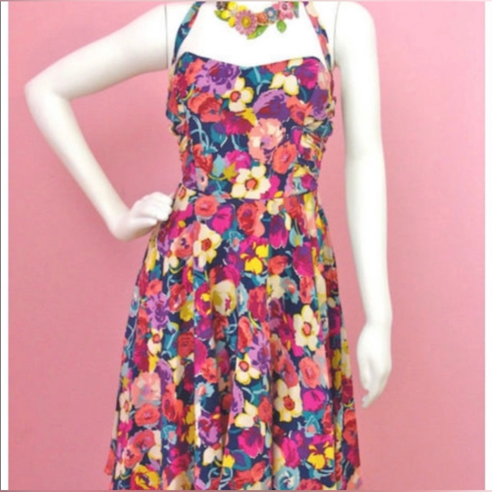 Betsey Johnson garden floral dress